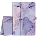 Fintie Case for Onn. 10.1" Tablet Gen 3 (2022 Model) - Premium Vegan Leather Folio Protective Stand Cover with Pencil Holder for Onn 10.1 inch Android Tablet 100071485 (Lilac Marble)