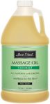 Bon Vital Naturale Massage Oil Made with Natural Ingredients for an Earth-Friendly & Relaxing Massage, Revives & Rehydrates Dry Skin Naturally, with Green Tea Extract for Added Skin Benefits, 1/2 Gal