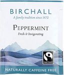 Birchall Tea - Peppermint Tea - 6 Boxes of 25 Enveloped Plant-Based Tea Bags - Experience the Cooling and Minty Flavors of Peppermint Tea - A Perfectly Soothing Herbal Tea