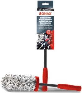 SONAX Brosse à Jantes en Microfibre (1 pièce) élimine la saleté Tenace en Un Rien de Temps, même dans Les endroits Difficiles à Atteindre | Réf: 04179410