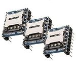 AZDelivery 3 x WTV020 Audio Module MP3 Player With MicroSD Card Reader compatible with Arduino Including E-Book!