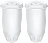 5-Stage 0 TDS Filter Replacement for ZeroWater Pitcher and Dispenser, Replace ZR-017, ZR-001, ZR-003, NSF Certified to Reduce TDS, Chlorine, Odor and PFOA/PFOS, 2-Pack