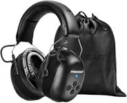 PROHEAR 037 Wireless Bluetooth Ear Defenders, Rechargeable Hands-Free Calling Headset, Safety Earmuffs for Lawn Mowing, Hearing Protector for Woodworking, Ideal for Carpenter, Gardener