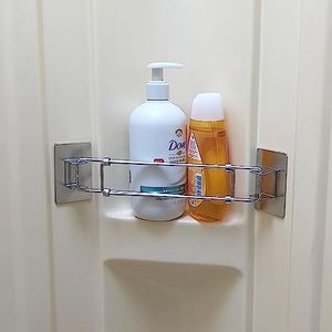 RV Shower Corner Storage Bar- Adjustable Stainless Steel Rod for Corner Shelves in Camper, Length 7-13 inches- RV Bathroom Organization Must Have Accessories (1 Pack）