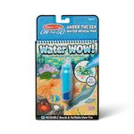 Melissa & Doug On the Go Water Wow! Under the Sea Reusable Water-Reveal Activity Pad, Chunky-Size Water Pen