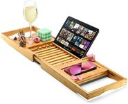 Luxury Foldable Bathtub Tray Caddy 