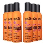 Schwarzkopf got2b Twisted Curling Hair Mousse, Anti-Frizz Formula Desgined for Curls, Lasts up to 96 Hours, Vegan, 250 ml - Pack of 6