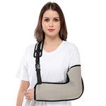 PRAVRAJYA Water Resistant Arm Sling For Fracture Pouch Men Kids Women Bag Stylish Designer Left Hand Medium Right Rest Shoulder Immobilizer Small Support Strap with Padded Vissco (Large)