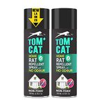 Shadow Securitronics Tom Cat No Entry Home Rat Repellent Odour Less Spray | Mouse Repellent for Home, Garage, Warehouse | Highly Effective | Easy to Spray | Pack of 2| 200 ML Each