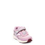 Saucony Kids Girls Ride 10 Jr Running Shoe, Pink Metallic, 6 M US