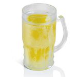 Wyndham House 16.9oz Beer Mug with Freezing Gel, Set of 1, Clear