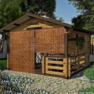 MOOKNAT 2 Pack 47" W x 71" H Retro Roll Up Shade for Windows Natural Reed Shades for Patio Window Shades