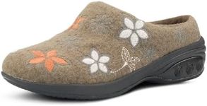 Angela Wool Clog Slip-On Taupe / 38/7.5-8