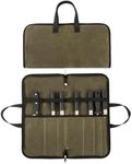 Knife Roll,Knife Bag with 7 Slots,H