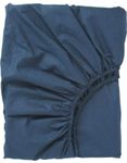 Ikea ULLVIDE Fitted Sheet (Dark Blue, 90x200)