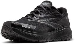 Brooks Men’s Divide 5 GTX Waterproof Trail Running Shoe - Black/Alloy/Primer Grey - 9 Medium