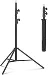 Photography Light Stand 9.2ft/110'', Sdfghj 280cm Tripod Stand Heavy Duty Spring Cushioned Adjustable Light Stand for Reflectors, Ring Lights, Strobe Light, Softboxes, Umbrellas, Speedlite Flashes