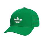 adidas Originals Men's Beacon Structured Precurve Snapback Cap, Green/White, One Size