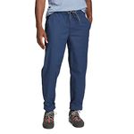 Eddie Bauer Men's Top Out Ripstop Pants, Medium Indigo, Small