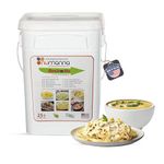 NuManna Grab-n-Go Bucket 80 Servings GMO Free, No Added Preservatives Easy to Prepare Emergency Food Storage Bucket Family Meat Survival Pack Made in USA 25+ Year Shelf Life