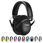 ProCase Kids Ear Protection, SNR 27dB Noise Cancelling Headphones for Kids, Sound Proof Hearing Protection Noise Reduction Ear Muffs for Fireworks, Autism, Reading, Concerts -Black