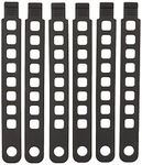 Hollywood Racks Rubber Strap (Pack of 6), 8.5"