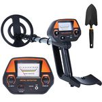 TECLUNG Metal Detector for Kids & Adults, High Accuracy Junior Metal Detector with 8" Waterproof Search Coil, Adjustable Stem, All Metal & DISC Mode, Gold Detector for Treasure Hunting, Orange