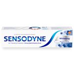 Sensodyne Whitening & Tartar toothpaste, Strengthens Protects and Whitens Sensitive Teeth, 100 mL (Packaging May Vary)