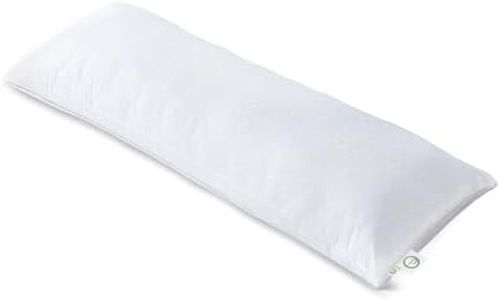 Shredded Memory Foam Full Body Pillow, Long Bed Pillow for Sleeping - Eco Cooling Breathable - Adjustable Loft Support for Neck/Back/Leg/Maternity