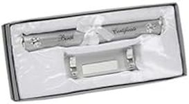 Silver plated Birth Certificate Holder and Stand Christening Gift