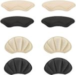 Heel Cushion Pads,4/8 Pairs Heel Grips Women Mens Shoes Heel Pads Heel Protectors Inserts (4 Pairs)