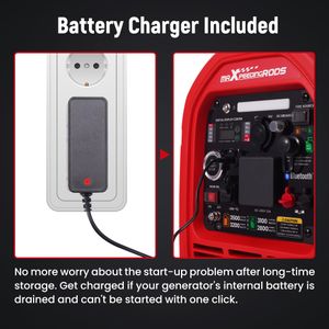 maXpeedingrods 3500W Dual Fuel Generator – Portable Gas & LPG Power