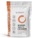 CleanLeaf Nutritions Herbal Wellness Tablets - Natural Formula with Wormwood, Black Walnut & Clove - 60 Capsules