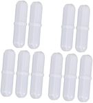 ULTECHNOVO 10 Pcs Stirring Bar Lab Stirrers Stir Plate Rod Bars Large Stir Rod Mixer Rod Laboratory Bar Stiring Rod Laboratory Stirrer Lab Equipment Tiny White PTFE Extract Magnetic