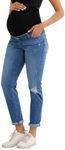 Leovqn Maternity Jeans for Women Bo