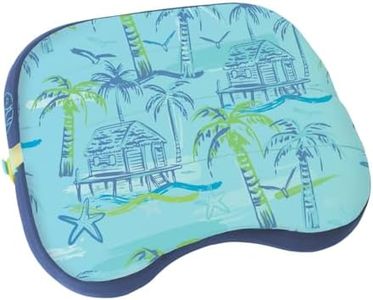Ballast Beach Pillow – Comfy, Durable & Compact, Stays Put on Windy Beaches with Patented Sand Pouch, Inflatable Pillow for Beaches, Pools, Camping, Festivals and Travel (Beach Bungalow)
