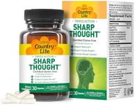 Country Life Sharp Thought - Supports Memory, Clarity and Faster Recall - 30 Capsules