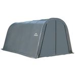 Garage-in-a-Box 13 x 20 x 10 ft. Roundtop Replacement Cover 7 oz. Gray