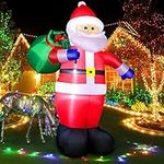 8 FT Christmas Inflatable Santa Cla