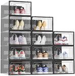 SIMPDIY Shoe Storage, 12 Pack Shoe 