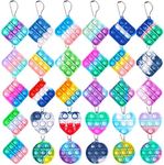 Mini Pop Fidget Keychain Toys 30 Pa