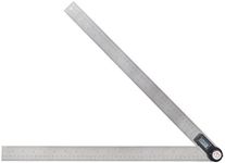 GemRed 82305 Digital Angle Finder (500mm/18-Inch Stainless Steel Ruler)