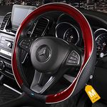 NIKAVI Tech Steering Wheel Cover Medium O-Type Red