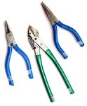 Priya Beads Silk Thread Jewellery Making Pliers Combo Flat,Round&Side Cutter Plier Pack Of 3 Pieces|Tool Kit For Hobby Crafts Diy Making Supplies Wire Cutters&Wrapping Beading Purpose,Multicolour