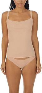 ongossamer Women's Cabana Reversible Camisole Top, Champagne, Small