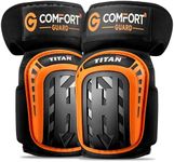 COMFORTGUARD Knee Pads Men Professional Knee Pads Work with Heavy Duty Foam Padding and Gel Cushion - Knee Pads Gardening, Flooring, Tiling etc Work Knee Pads With FREE Carry Bag
