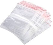 100 Pack of Resealable Plastic Bags