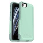 OtterBox iPhone SE 3rd & 2nd Gen, iPhone 8 & iPhone 7 (not compatible with Plus sized models) Commuter Series Case - OCEAN WAY (AQUA SAIL/AQUIFER), slim & tough, pocket-friendly, with port protection