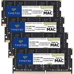 Timetec 128GB KIT(4x32GB) Compatible for Apple DDR4 2666MHz for Mid 2020 iMac (20,1 / 20,2) / Mid 2019 iMac (19,1) 27-inch w/Retina 5K Display PC4-21333 / PC4-21300 CL19 SODIMM Memory MAC RAM Upgrade