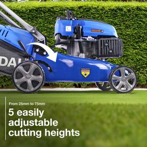 Hyundai 17-Inch Petrol Lawnmower – Push Mower for Garden Lawns